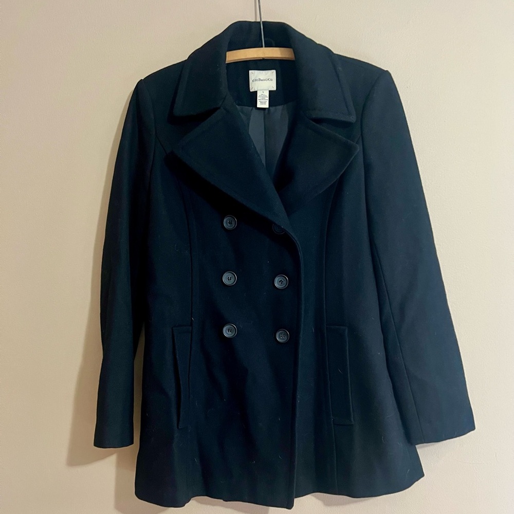 G.H. Bass & Co. Classic Black Pea Coat